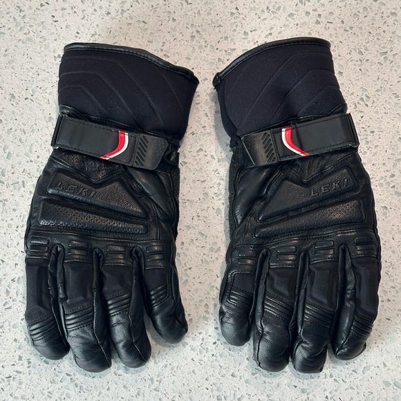 Leki Griffin Pro S Glove in Black - Size 10.5